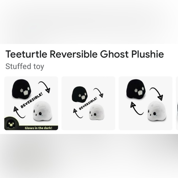 Tee Turtle: reversible glow in dark black and white ghost plus tie dye octopus . - Picture 5 of 6